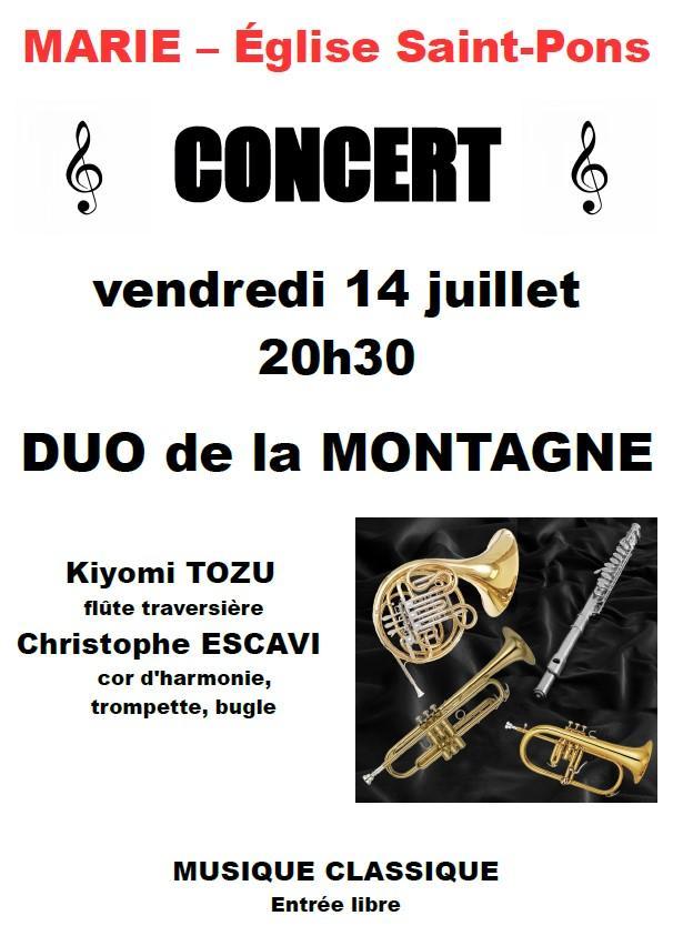 Concert duo 14 juillet