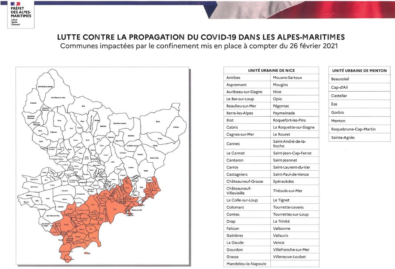 Confinement prefecture we