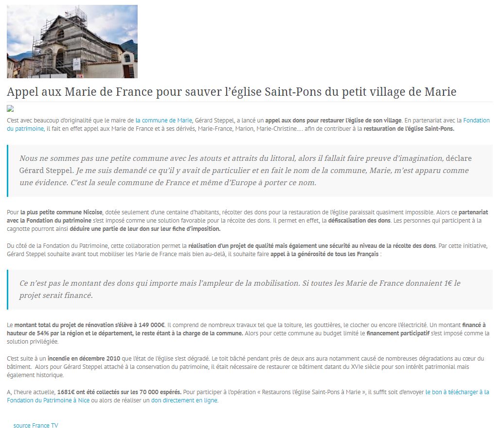 Provence news texte