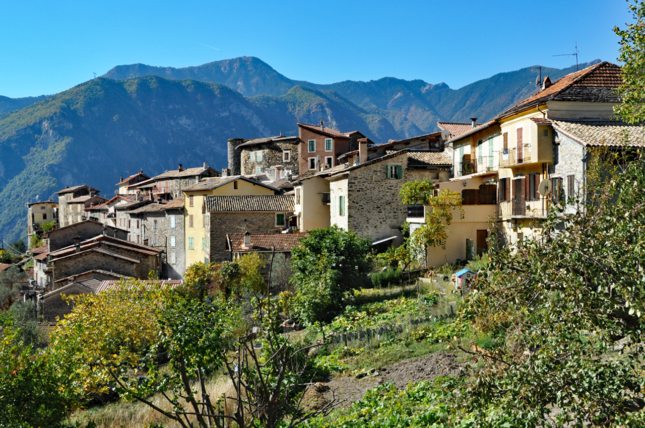 Le village vu du parking