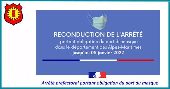 Facebook arrete prefectoral masque