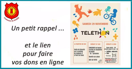 Facebook telethon rappel