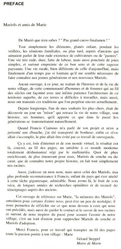 Francis la vie d antan preface